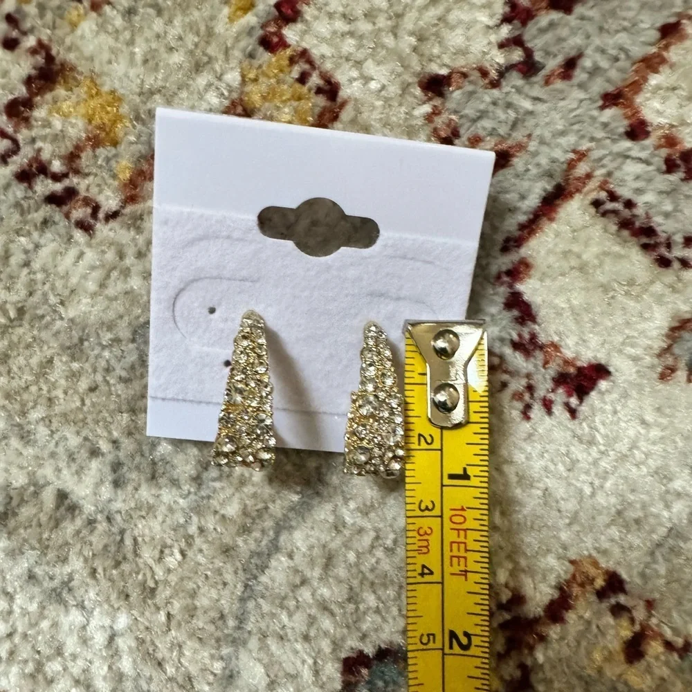 Studded Gold earrings
